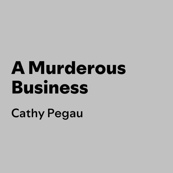 A Murderous Business: A Harriman & Mancini Mystery, Book 1