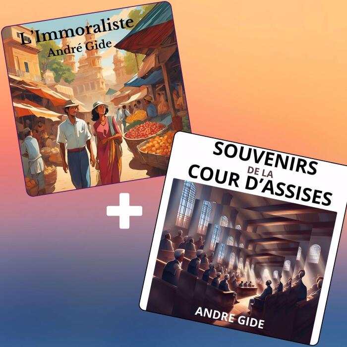 L'immoraliste + Souvenirs de la cour d'assises [The Immoralist + Memories of the Assize Court]: 2 livres audios [2 Audiobooks]