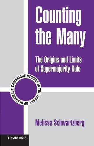 Counting the Many: The Origins and Limits of Supermajority Rule (Cambridge Studies in the Theory of Democracy)