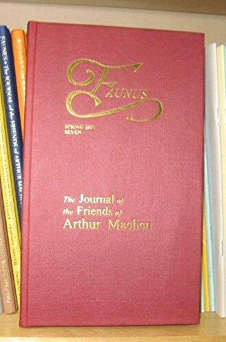 FAUNUS 8: THE JOURNAL OF THE FRIENDS OF ARTHUR MACHEN