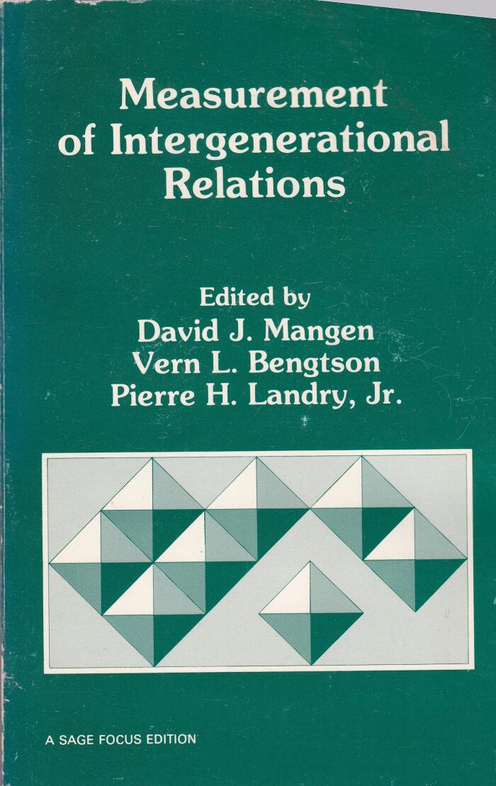 Measurement of Intergenerational Relations