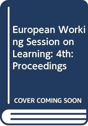 European Working Session on Learning: Proceedings: 4th