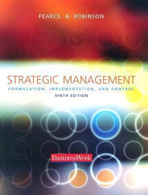 Strategic Management: Formulation, Implementation, and Control