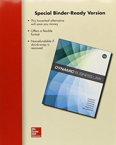 Loose-Leaf Dynamic Business Law