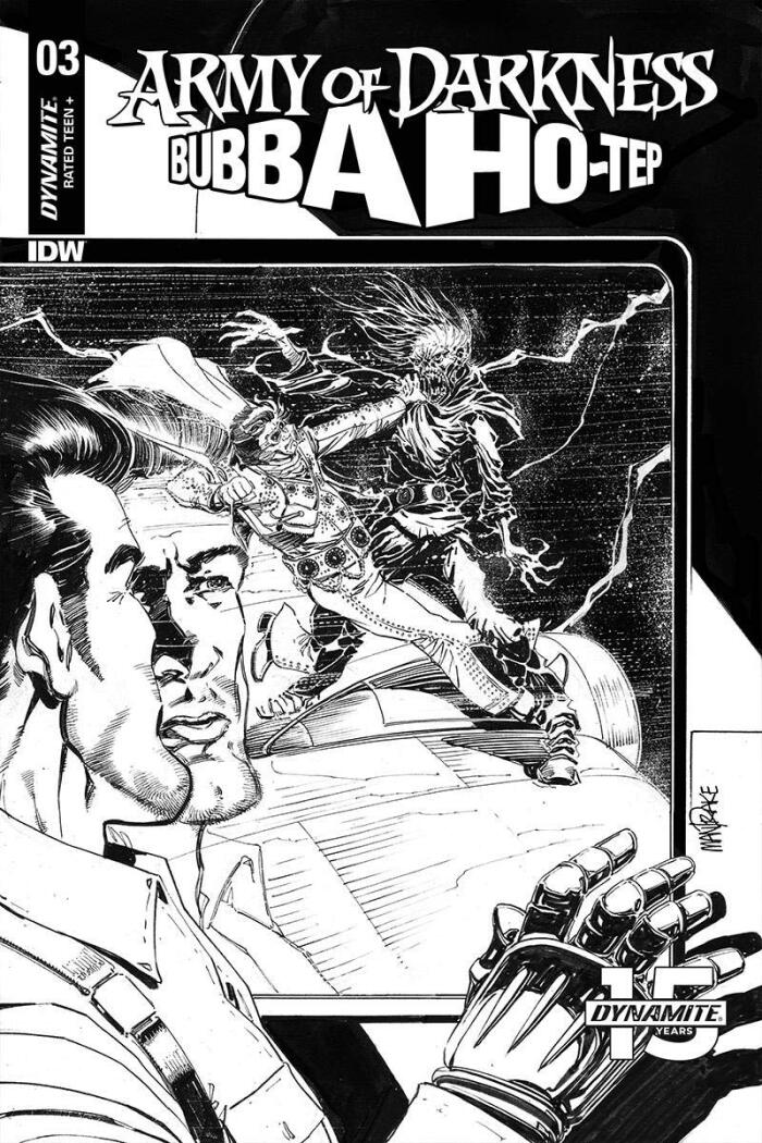 ARMY OF DARKNESS BUBBA HOTEP #3 1:30 INCENTIVE COPY MANDRAKE B&W