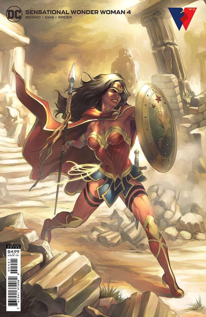 Sensational Wonder Woman #4 Cover B Hetrick (MR) W/ Rated Comics Backer