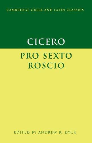 Cicero: 'pro Sexto Roscio'