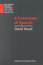 A Grammar of Speech