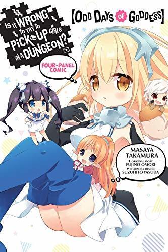Is It Wrong to Try to Pick Up Girls in a Dungeon? Four-Panel Comic: Odd Days of Goddess