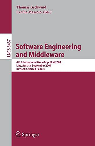 Software Engineering and Middleware
