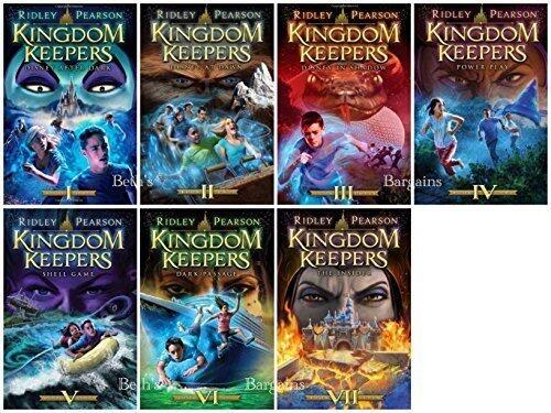 7 Books: Kingdom Keepers Collection - Disney After Dark, Disney at Dawn, Disney in Shadow, Power Play, Shell Game, Dark Passage, The Insider