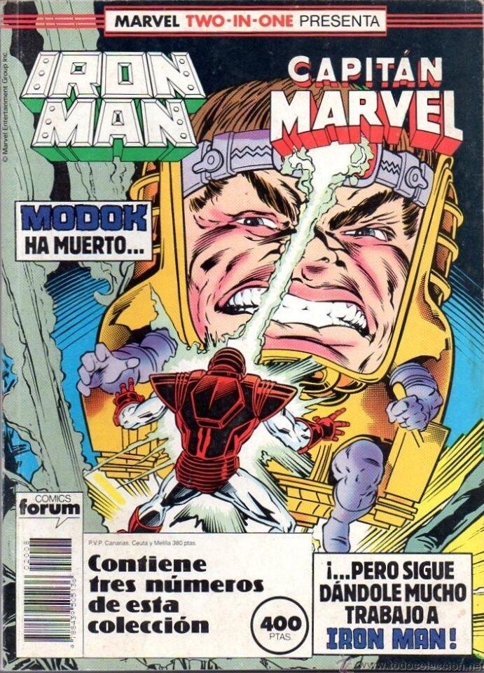 Marvel Two-in-one presenta: Iron Man · Capitán Marvel: Modok ha muerto...