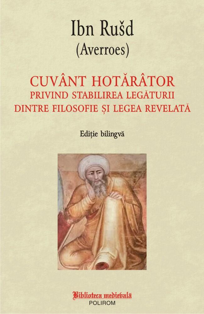 Cuvânt hotărâtor privind stabilirea legăturii dintre filosofie și legea revelată