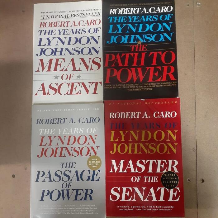 The Years of Lyndon Johnson Complete Paperback Set (LBJ Collection of 4 Volumes): The Path to Power; Means of Ascent; Master of the Senate and The Passage of Power