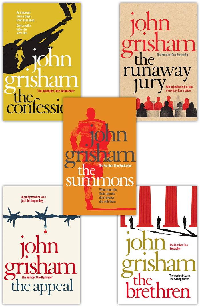 John Grisham 5 Books Collection Set - The Appeal, The Summons, The Runaway Jury, The Confession, The Brethren