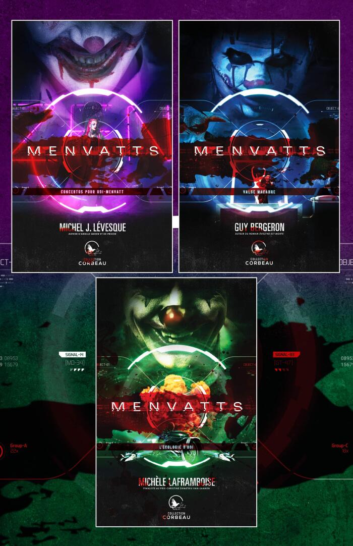 Coffret Numérique 3 livres - Menvatts - Concertos pour Ody-Menvatts - Valse macabre - L'écologie d'Odi