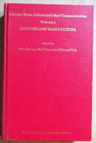 Culture and Mass Culture