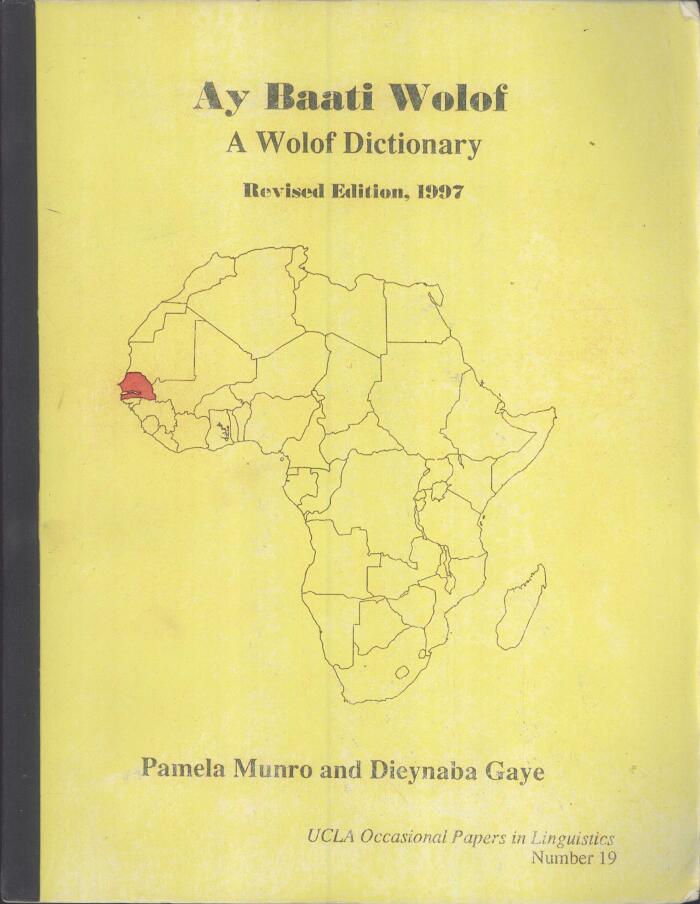 Ay Baati Wolof: A Wolof Dictionary
