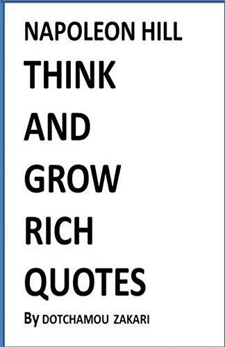 Napoleon hill think and grow rich quotes