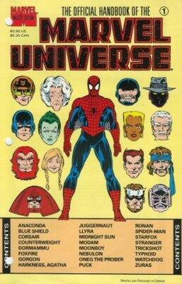 Official Handbook of the Marvel Universe Master Edition