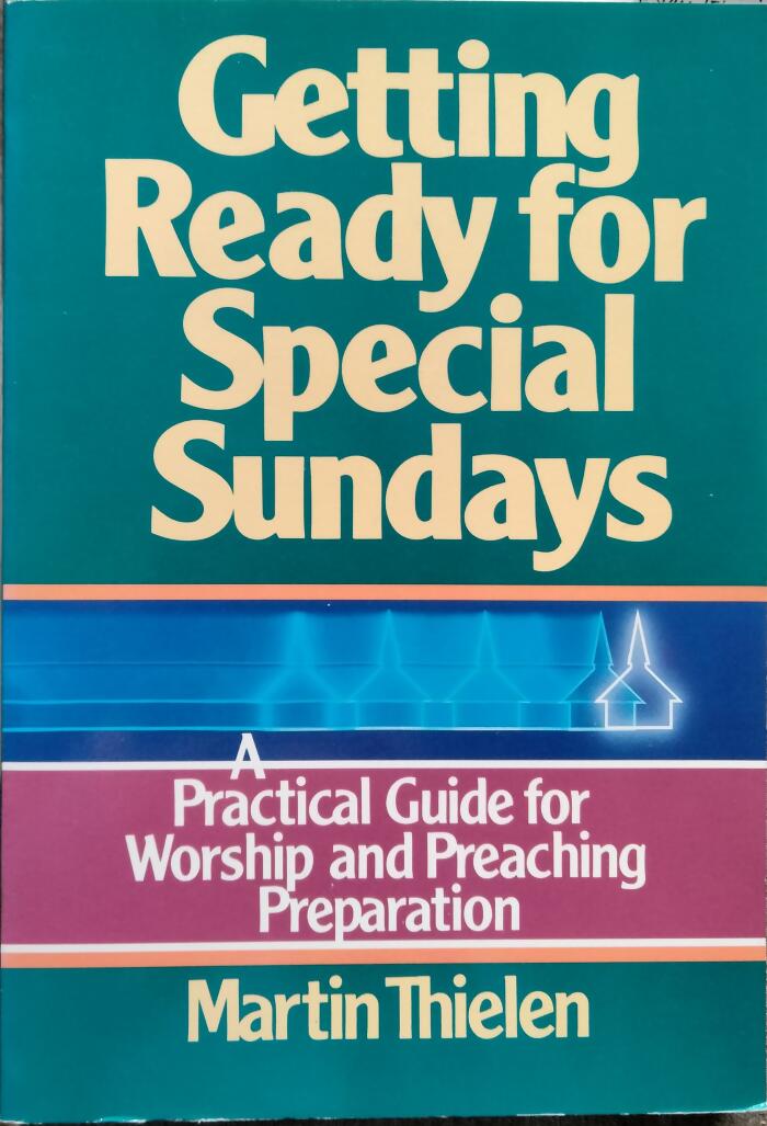 Getting Ready for Special Sundays