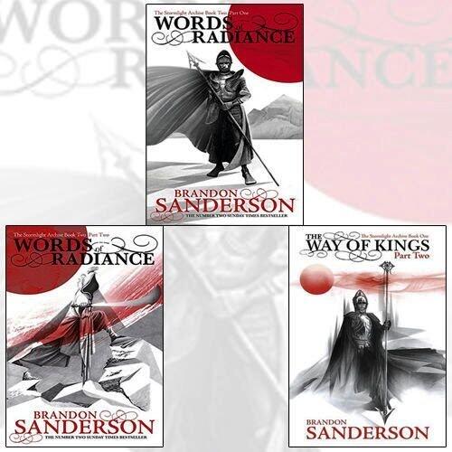 The Stormlight Archive Bundle: Words of Radiance Part One, Words of Radiance Part Two, The Way of Kings Part Two