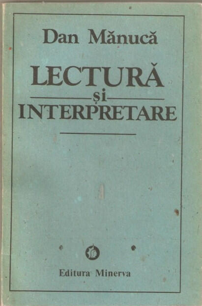 Lectură și interpretare: un model epic