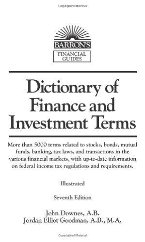 Dictionary of Finance and Investment Terms