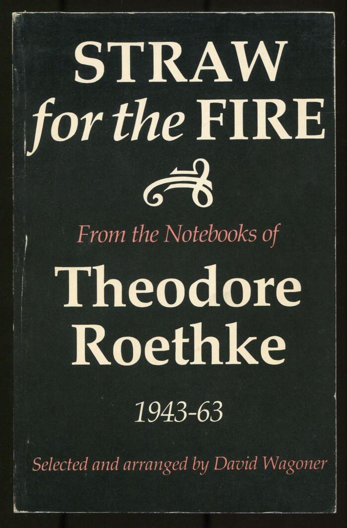 Straw for the Fire: From the Notebooks of Theodore Roethke, 1943-63