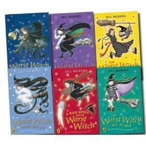 6 Worst Witch Books Collection Set