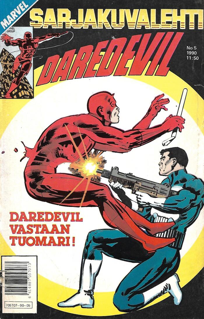 Sarjakuvalehti #5/1990: Daredevil vastaan Tuomari!