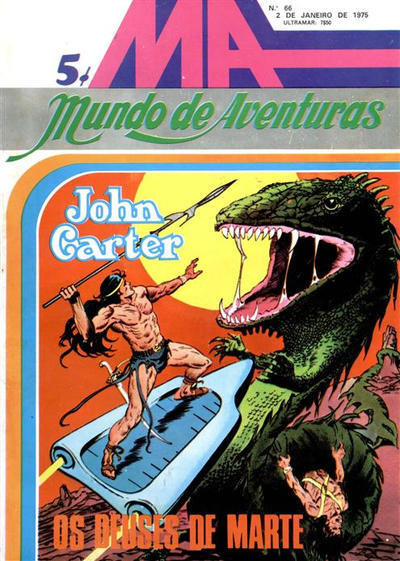 Mundo de Aventuras nº66 - John Carter - Os Deuses de Marte