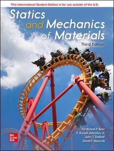 Vector Mechanics for Engineers: Statics and Mechanics of Materials
