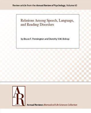 Relations Among Speech, Language, and Reading Disorders