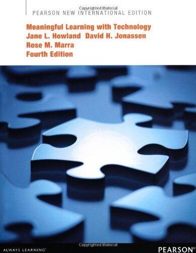 Meaningful Learning with Technology (Paperback)