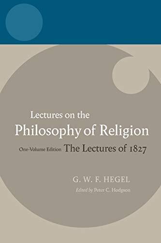 Hegel: Lectures on the Philosophy of Religion (Vol I): Introduction and the Concept of Religion