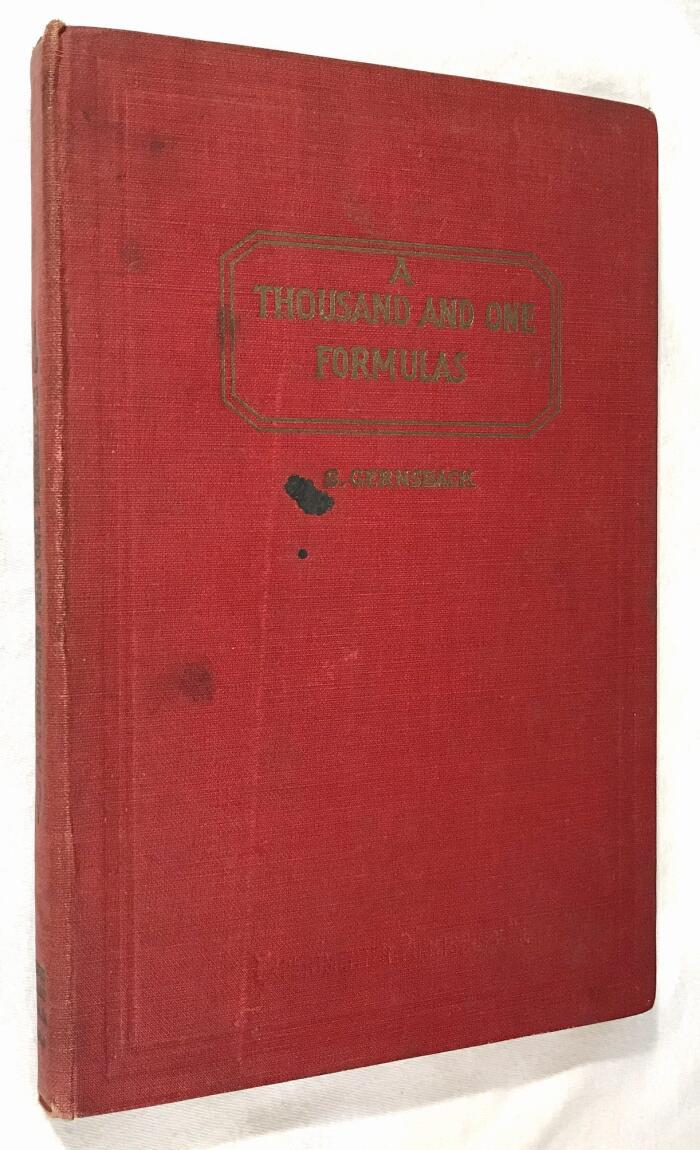 A thousand and one formulas;: The laboratory handbook for the experimenter,