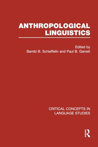 Anthropological Linguistics V5