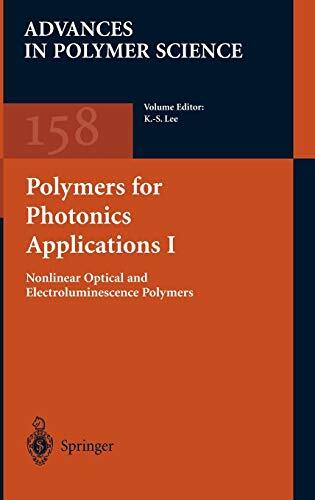 Polymers for Photonics Applications (I)