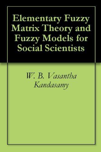 Elementary Fuzzy Matrix Theory and Fuzzy Models for Social Scientists