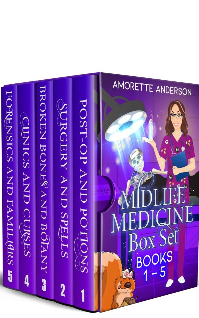 Midlife Medicine Box Set, Books 1-5: A Paranormal Women's Fiction Cozy Mystery