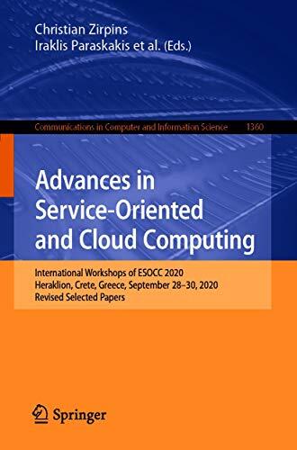 Advances in Service-Oriented and Cloud Computing: International Workshops of ESOCC 2020, Revised Selected Papers