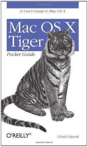 Mac OS X Tiger Pocket Guide (Pocket References)