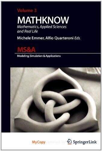 MATHKNOW: Mathematics, Applied Science and Real Life
