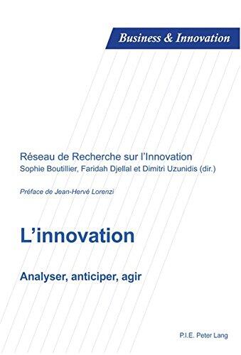 L'Innovation: Analyser, Anticiper, Agir