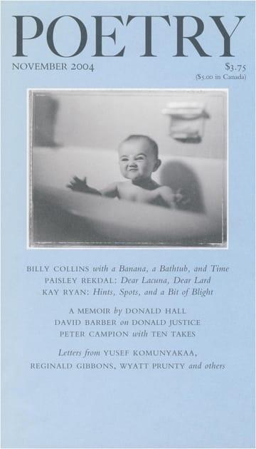 Poetry Magazine November 2004