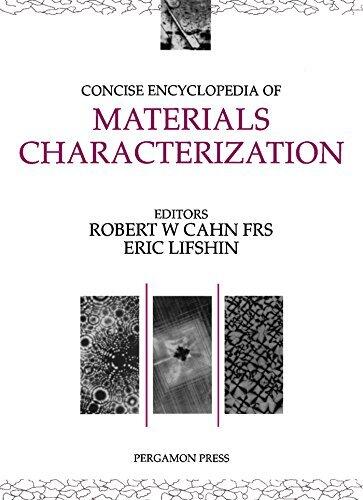 Concise Encyclopedia of Materials Characterization