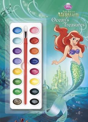 [ Ocean's Treasures [With Paint Brush and Paint] (Disney's the Little Mermaid) ] By Rosebrough, Ellen ( Author ) [ 2013 ) [ Paperback ]