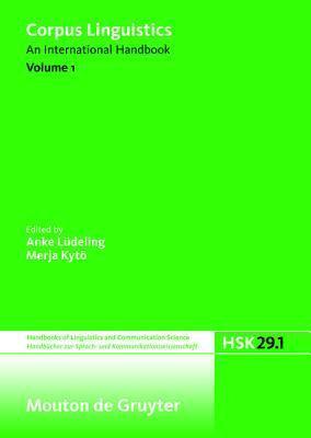 Corpus Linguistics. Volume 1