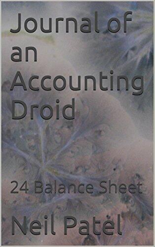 Journal of an Accounting Droid: 24 Balance Sheet